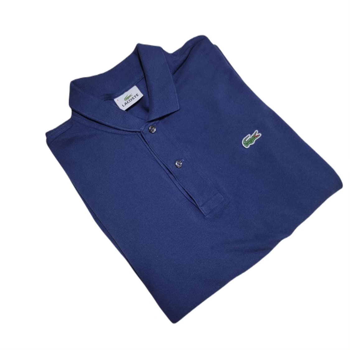 Lacoste pk 라코스테 긴팔 카라티 네이비 티셔츠 상품이미지1