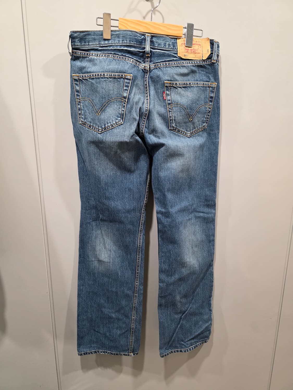 리바이스(Levi's) 501 오리지널핏 중청 청바지 상품이미지2