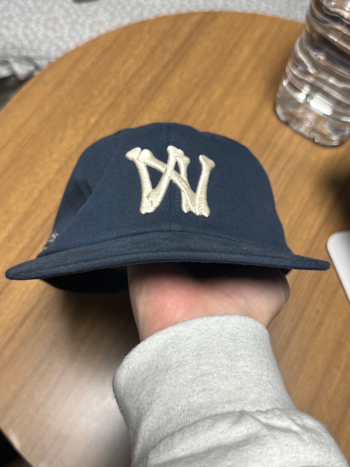 아오이로 6 패널 본 A/N 캡 네이비 상품이미지5