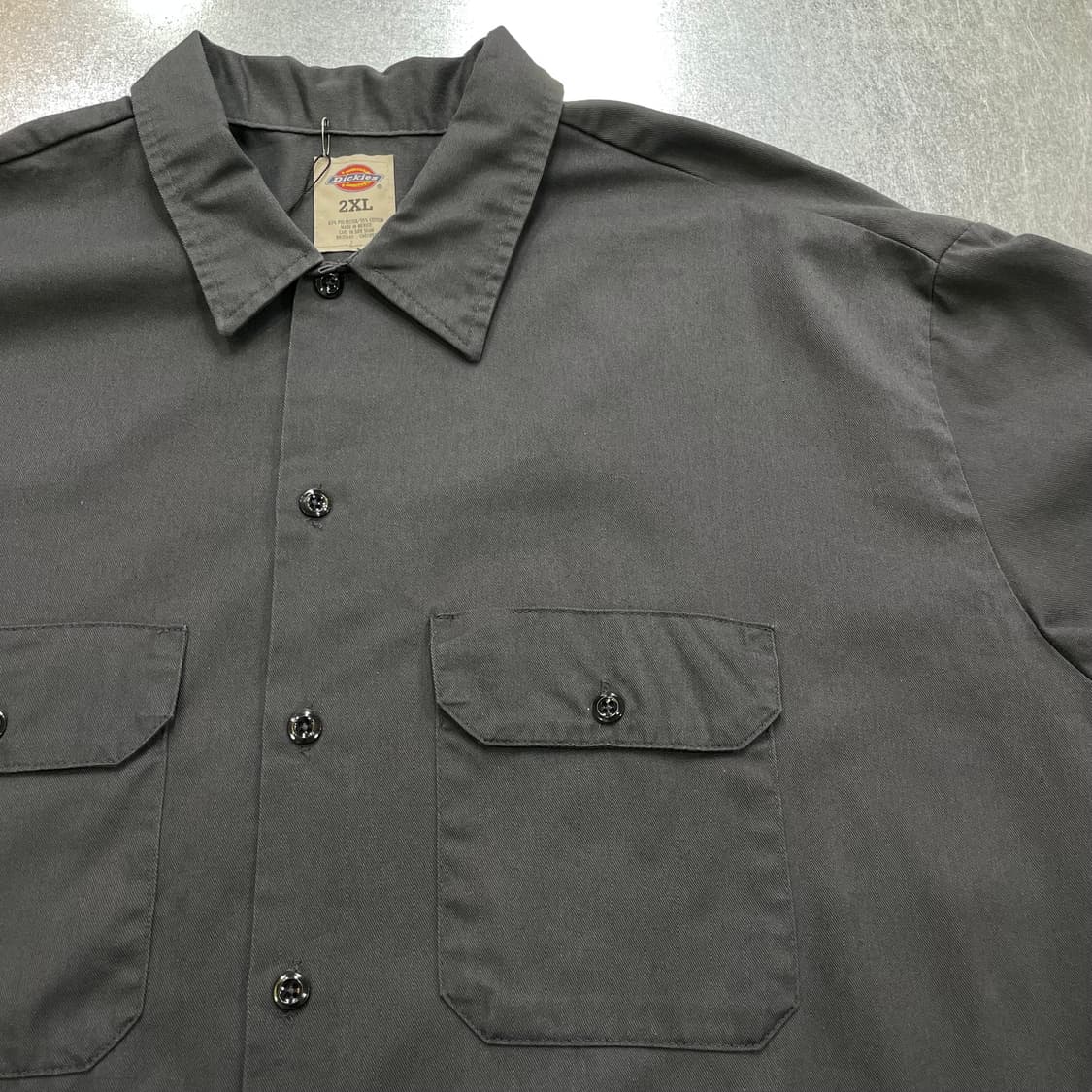 (2XL) Dickies 디키즈 반팔 워크 셔츠 그레이 상품이미지7