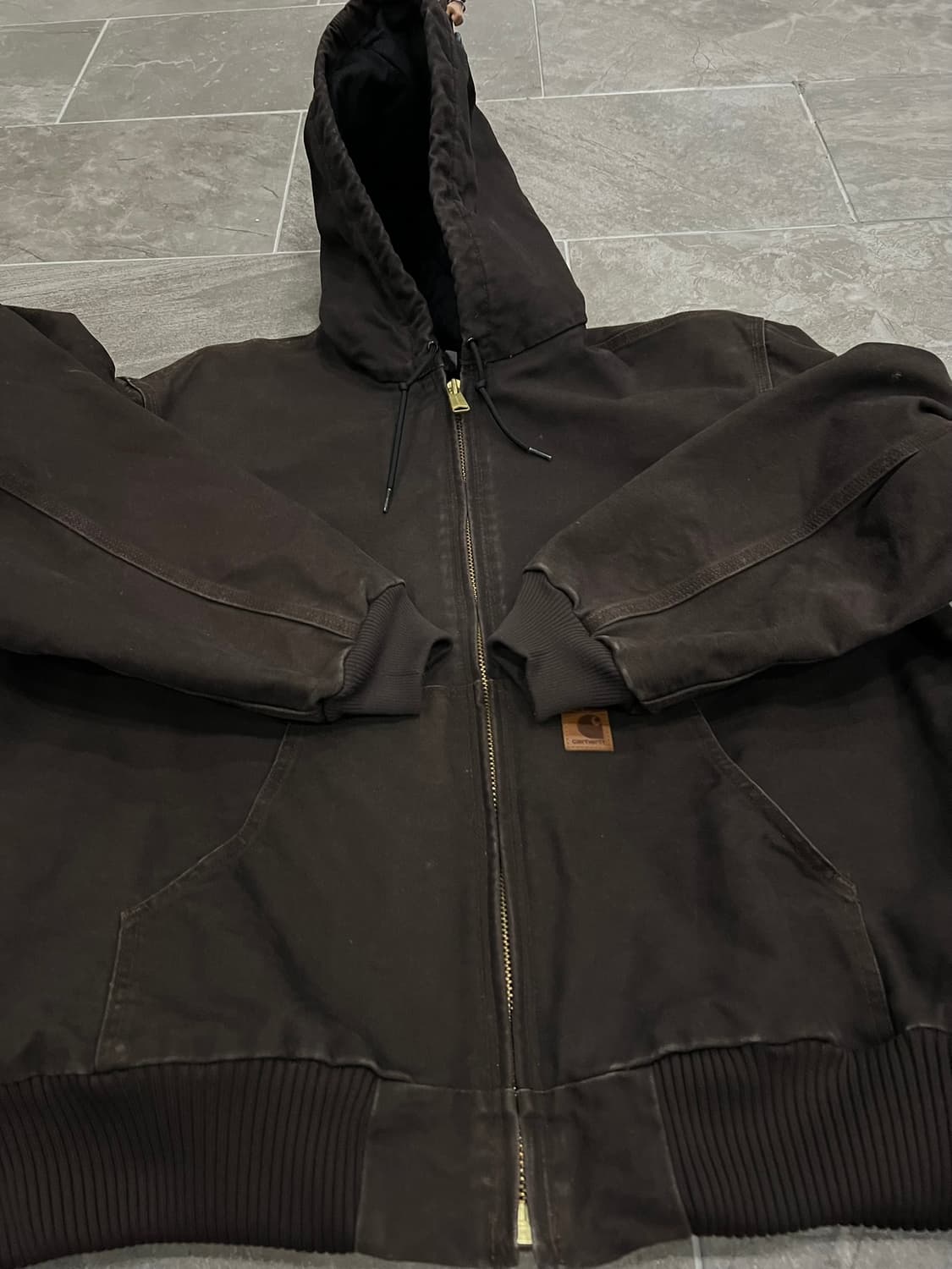 (XL) 칼하트 덕 액티브 후드자켓 J130 DKB 다크브라운 상품이미지7