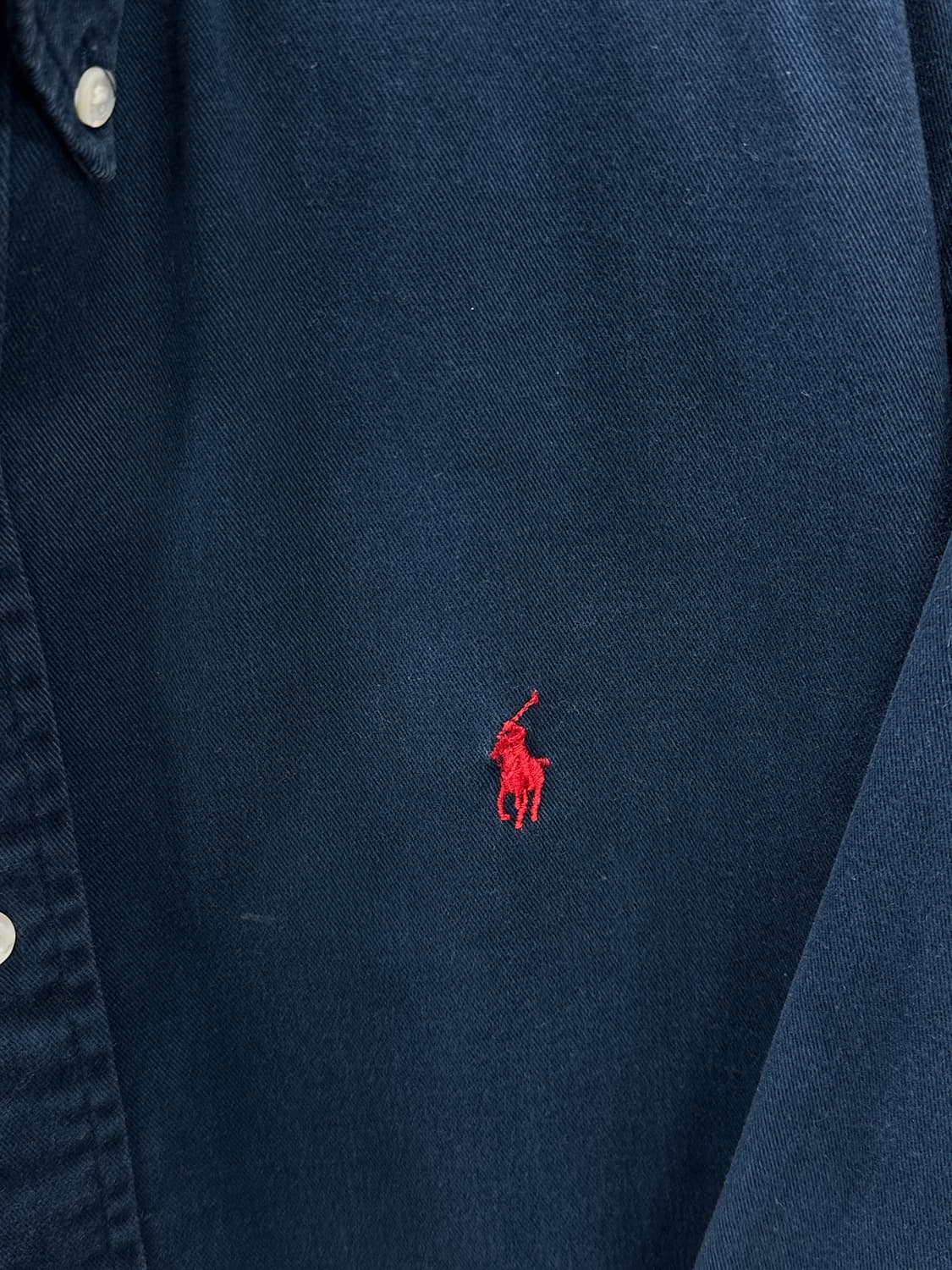 폴로랄프로렌 옥스포드셔츠 네이비M 상품이미지3