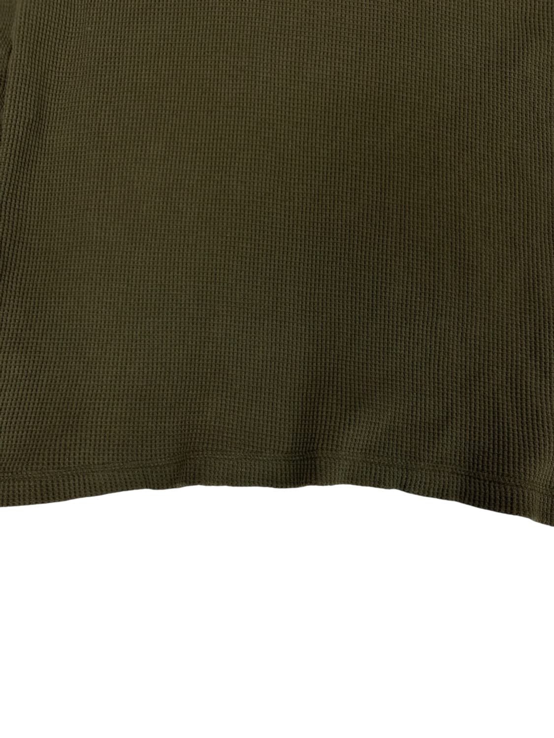  폴로 와플 롱슬리브 카키  (XL)  상품이미지5