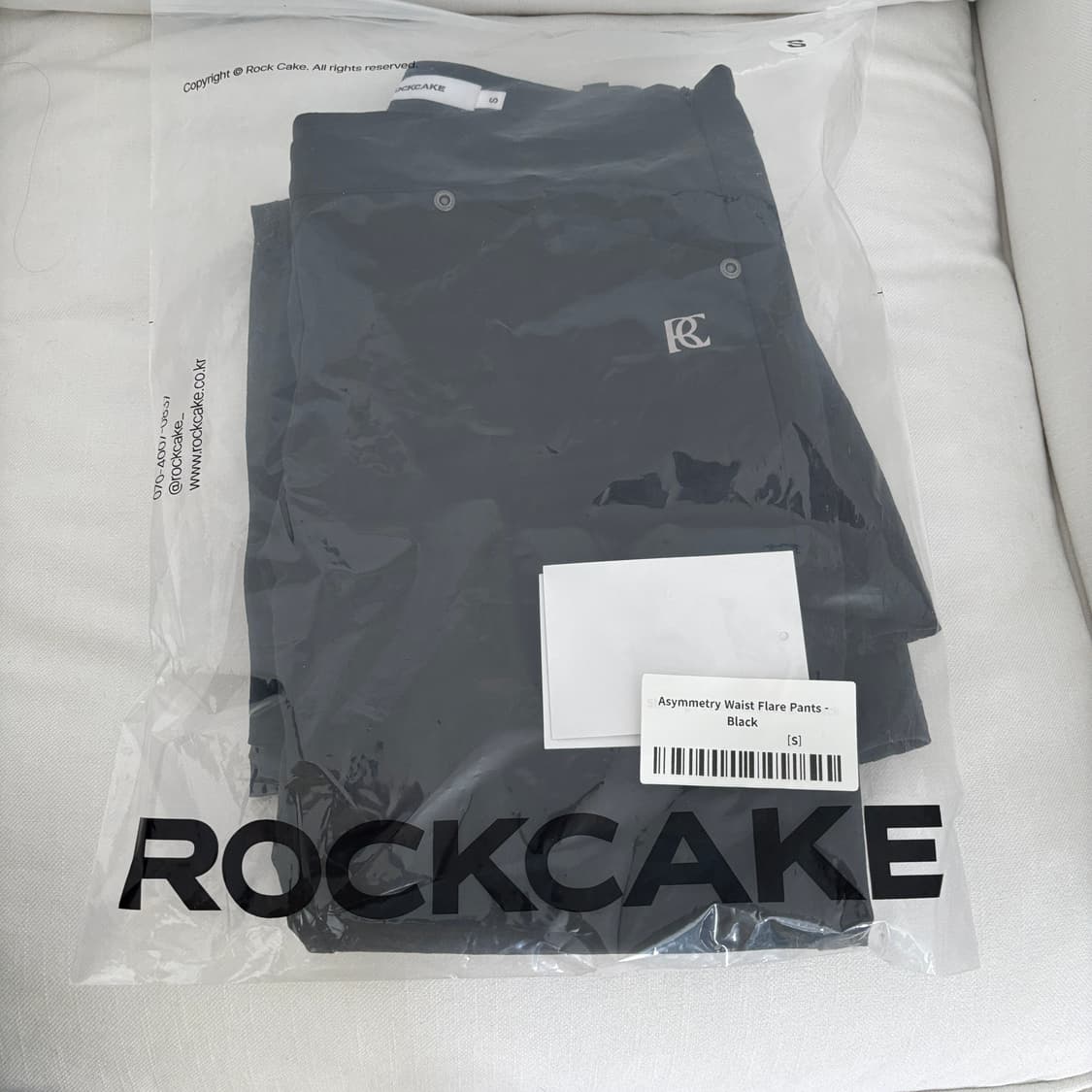 락케이크 애심메트리 웨이스트 플레어 팬츠 상품이미지3