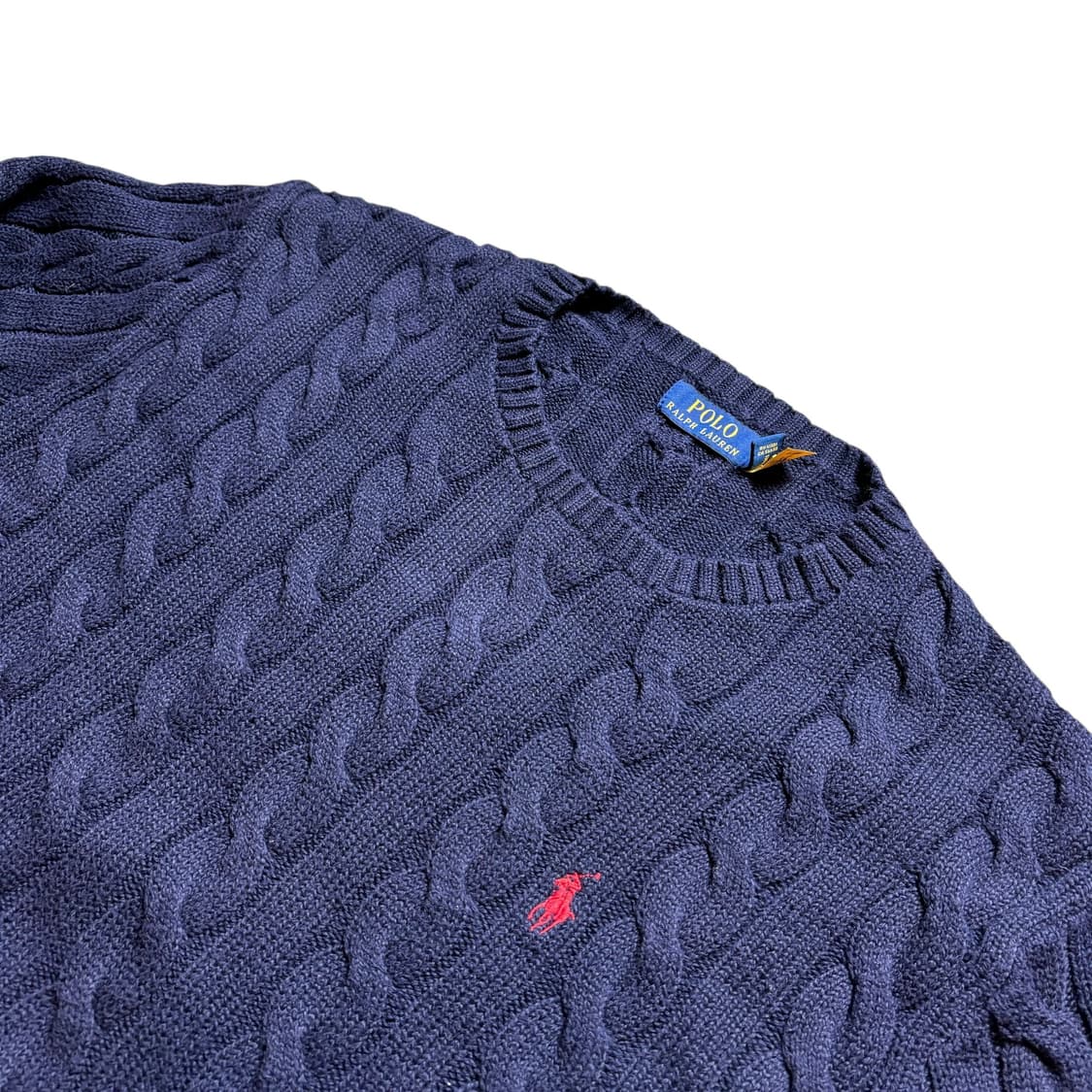 폴로 꽈배기 니트 상품이미지2