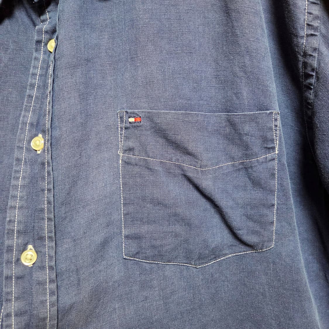 타미힐피거 린넨 반소매 셔츠 상품이미지5