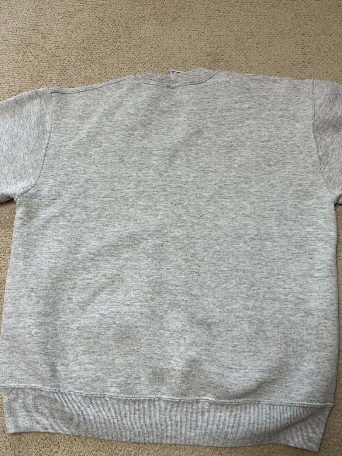 90s 러셀 스웻 셔츠 밝은 그레이 usa 상품이미지3