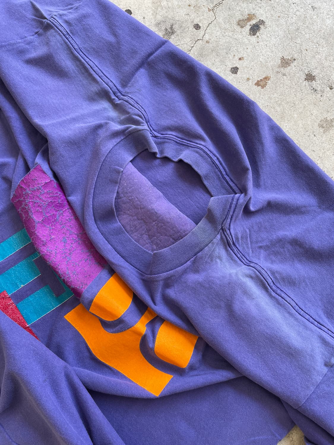 80s 나이키 Just Do IT Distressed Purple T 상품이미지8