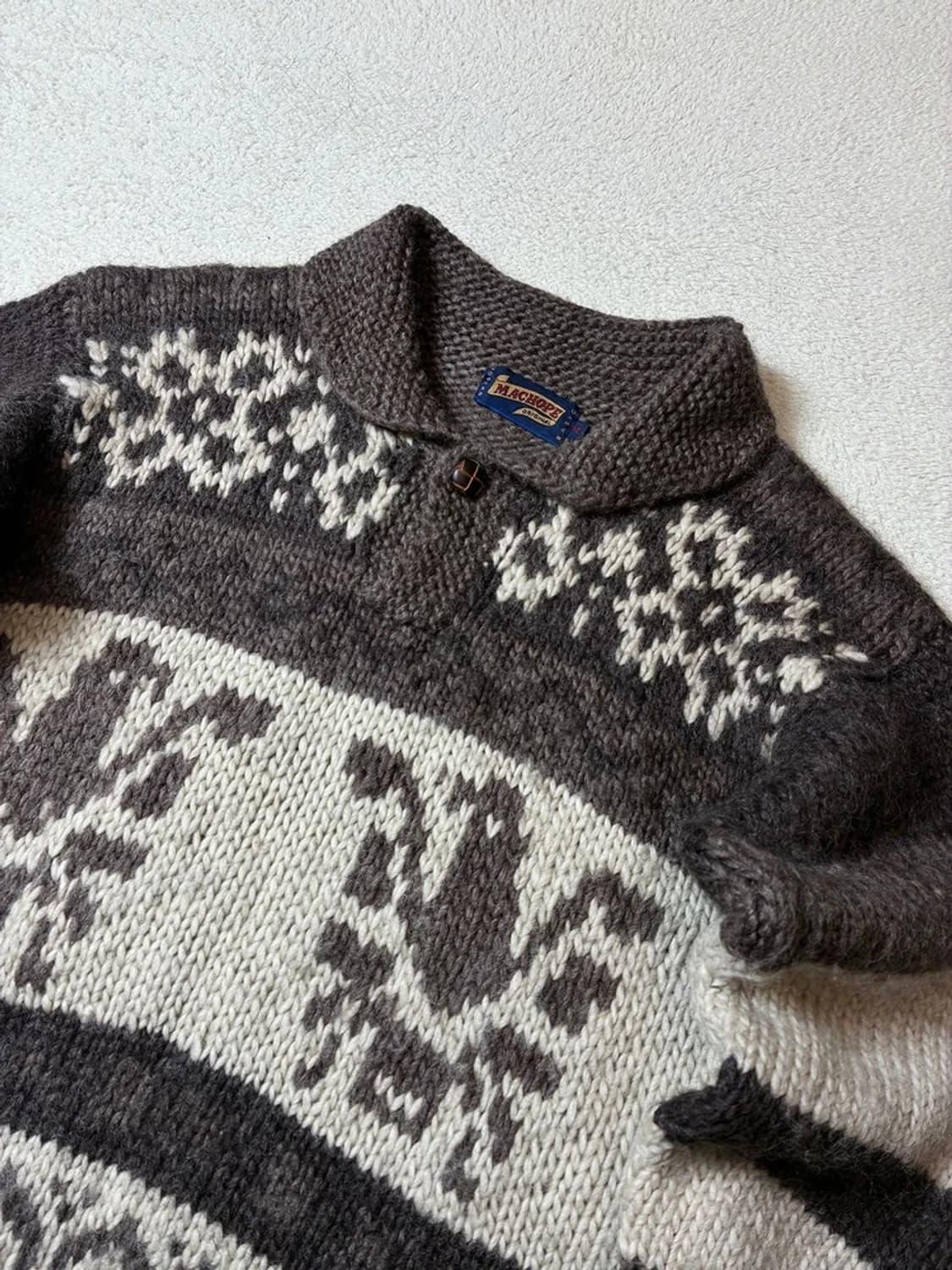 맥호프 Machope 울 노르딕 코위찬 니트 PN7962 상품이미지2