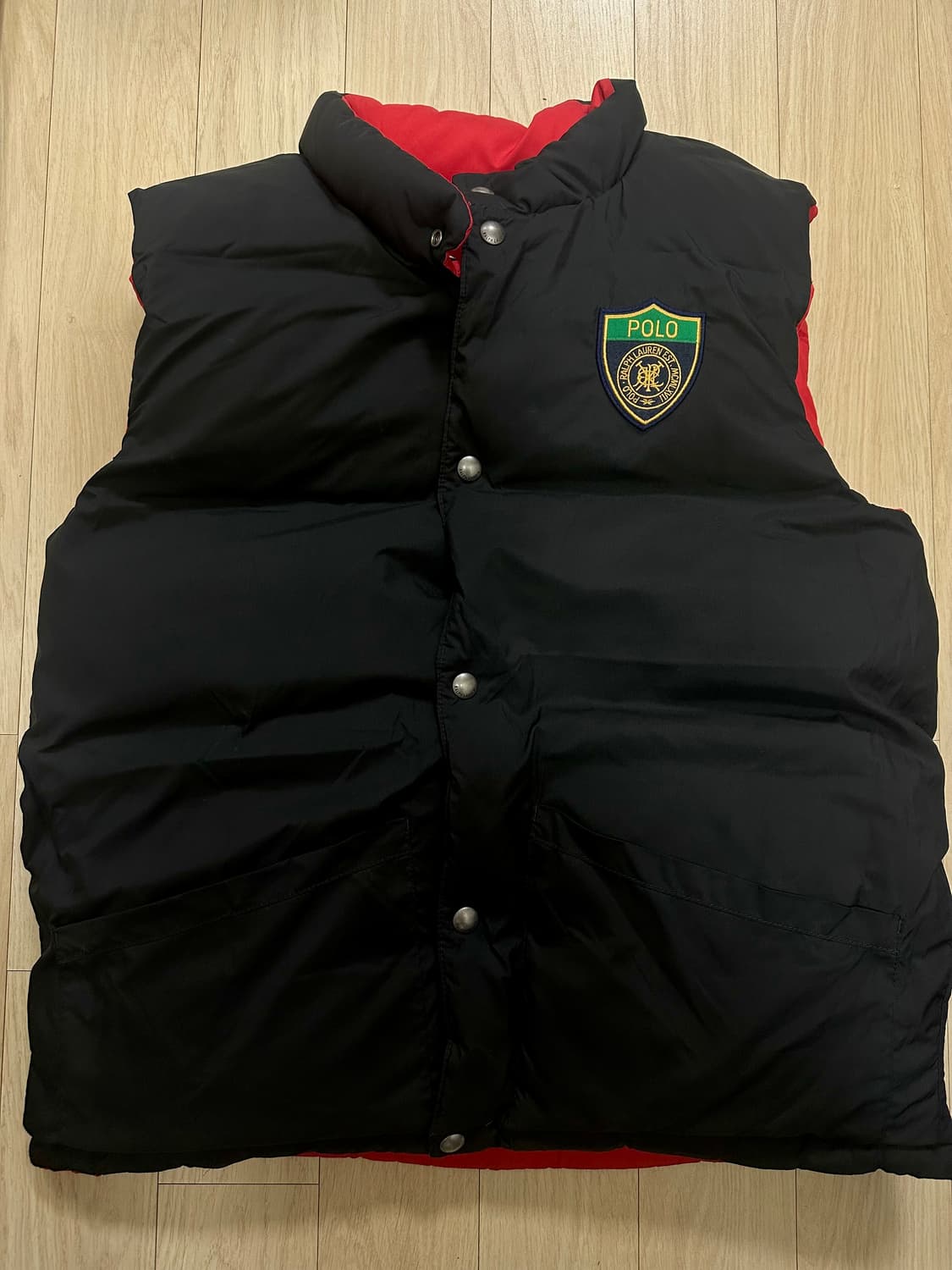 레어템) 폴로 리버시블 양면 다운조끼 95 상품이미지3