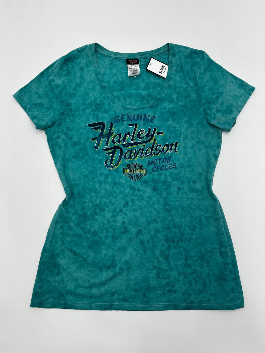 할리데이비슨 우먼 타이다이 반팔티 상품이미지1