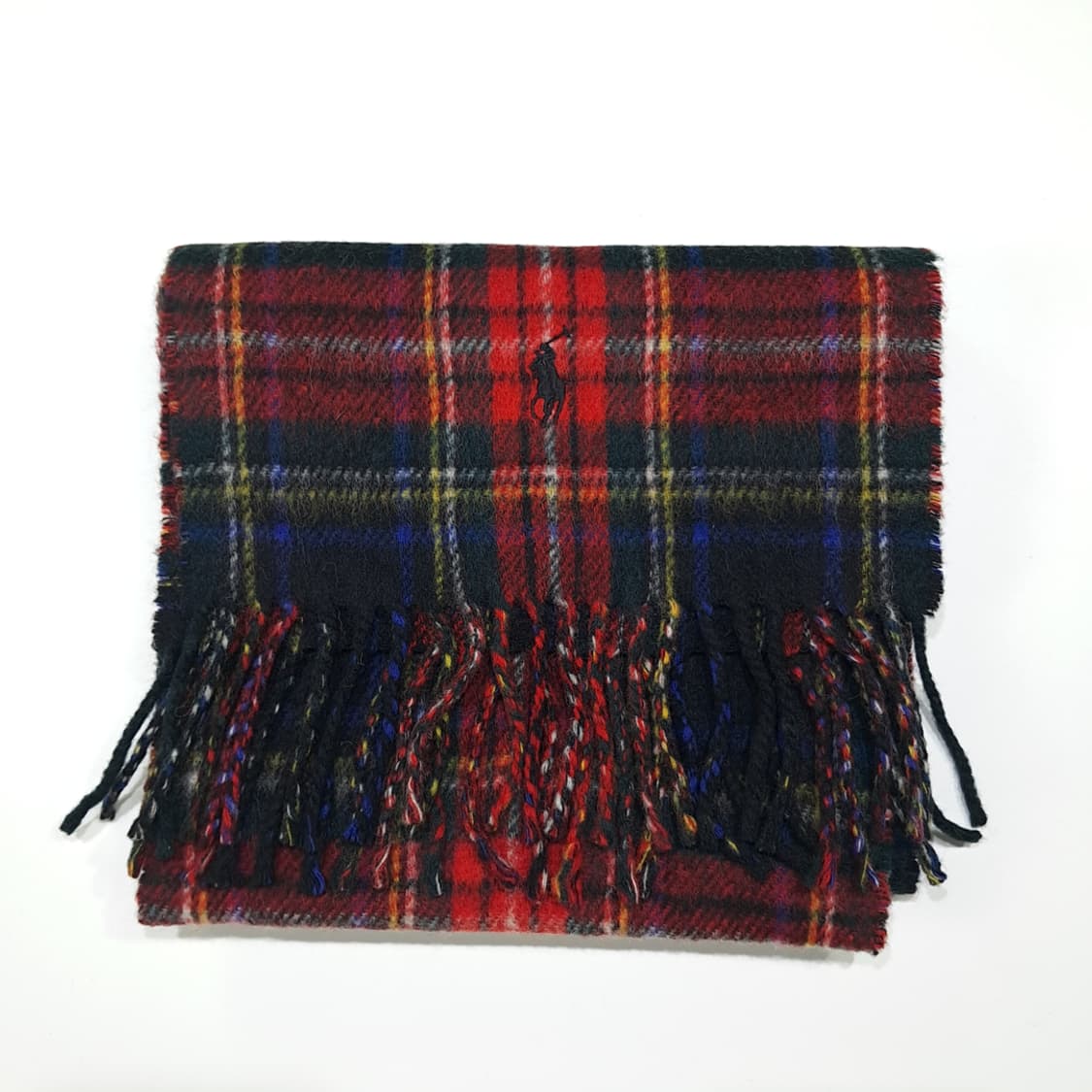 MX552 폴로 00s 이태리판 램스울 타탄체크 머플러 목도리 상품이미지7