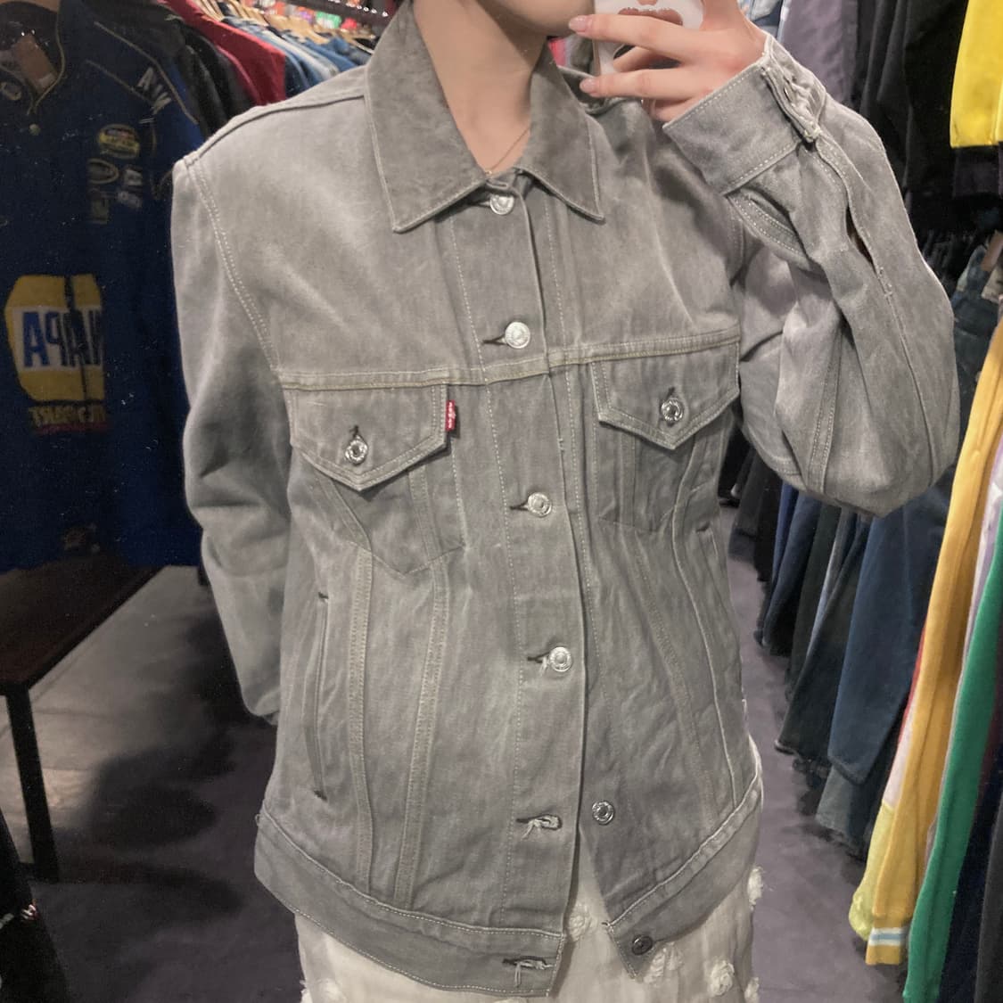 [IM] Levi's 리바이스 데님 트러커 자켓 그레이 상품이미지7