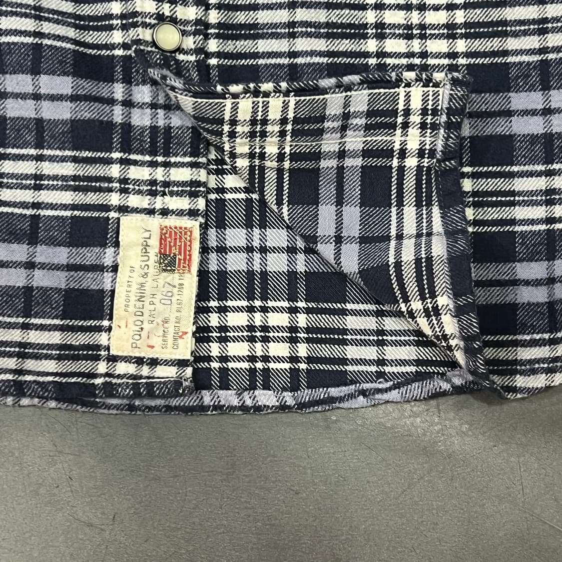  데님앤서플라이 체크 웨스턴 셔츠 y15177 상품이미지4