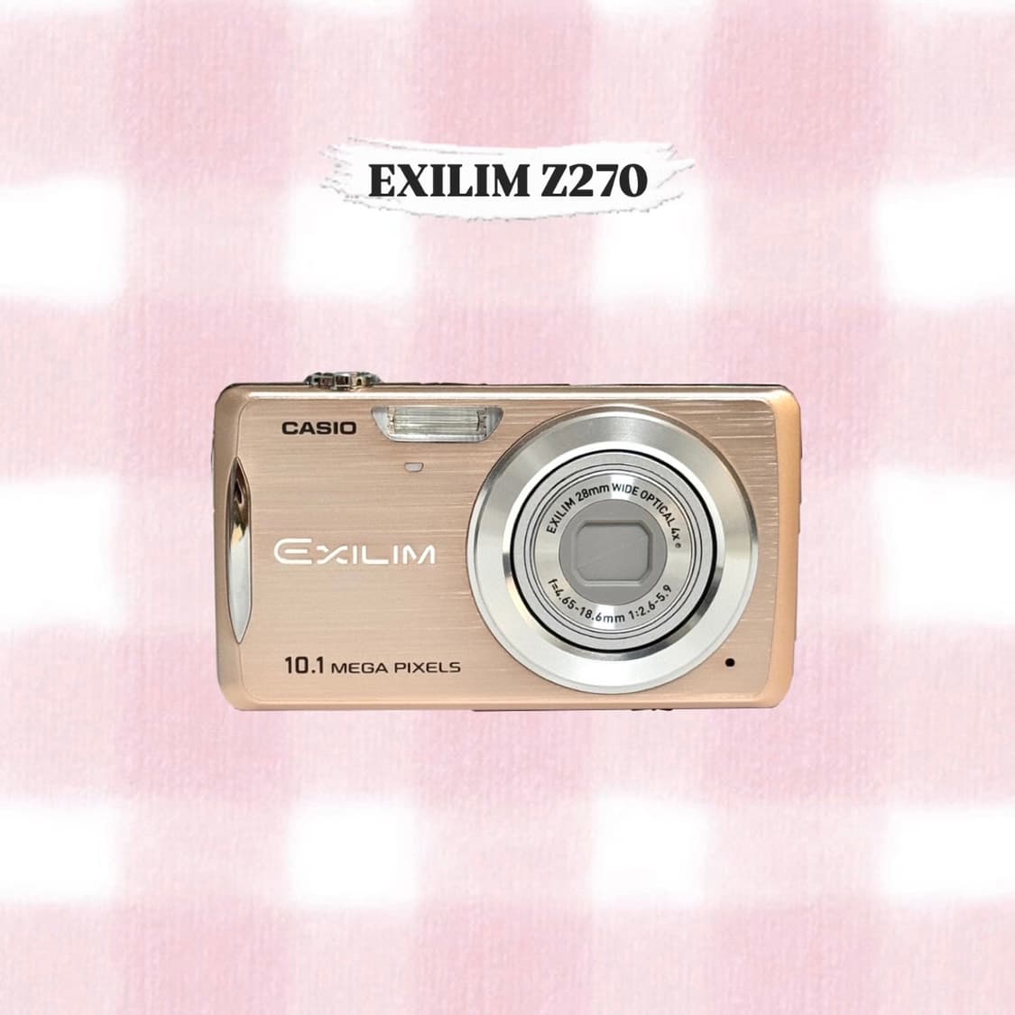 카시오 엑슬림 Z270 로즈골드 빈티지디카 상품이미지1