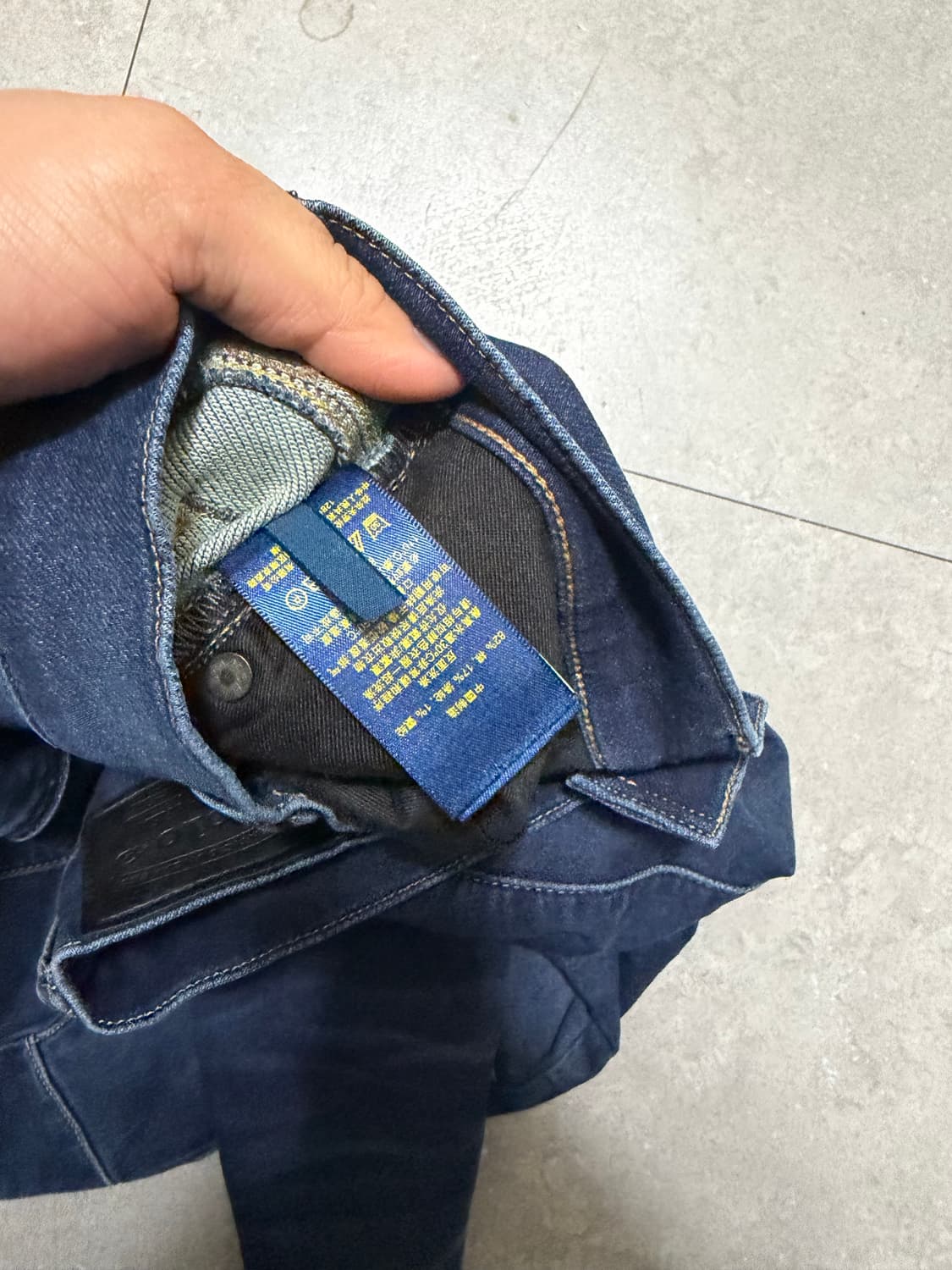 랄프로렌  폴로  여성용 인디고  데님   바이커진   28인치    상품이미지5