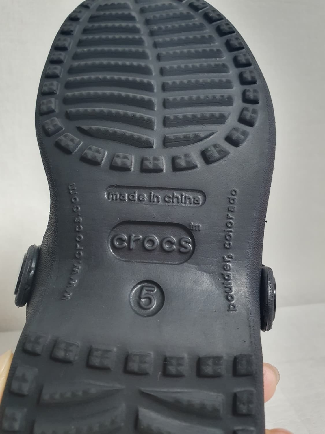 크록스 샌들 클레오 블랙 라벤더 220mm 상품이미지9