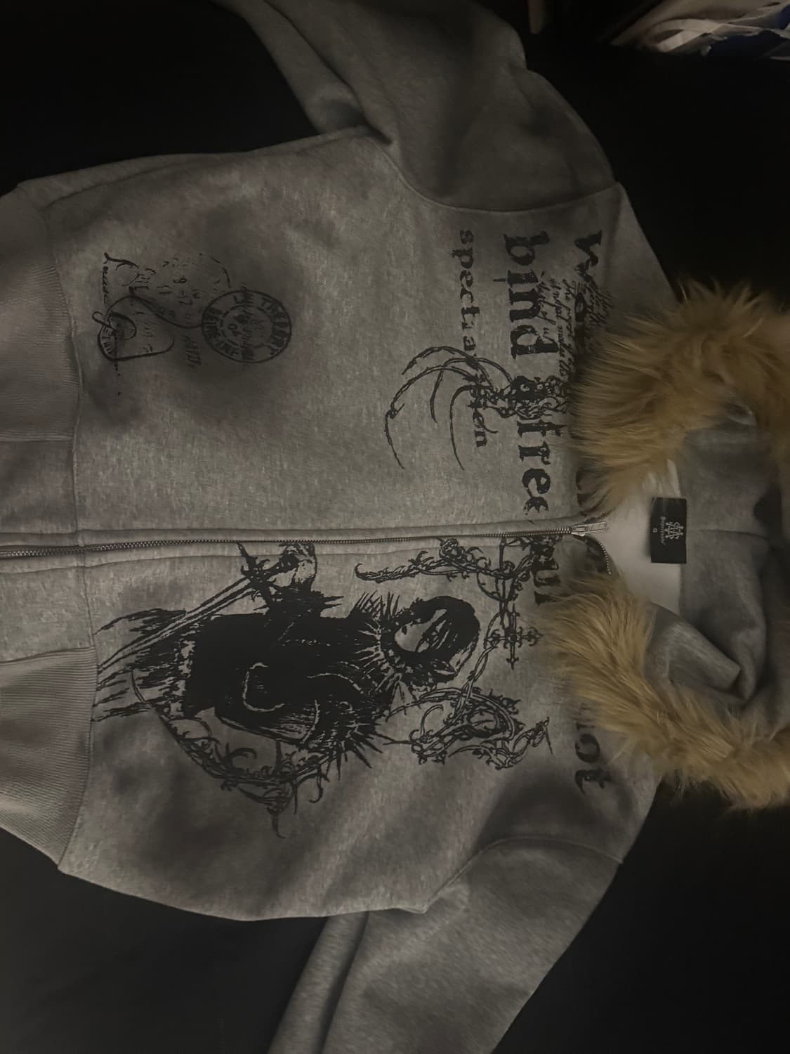 thesupermade 퍼 후드집업 상품이미지2