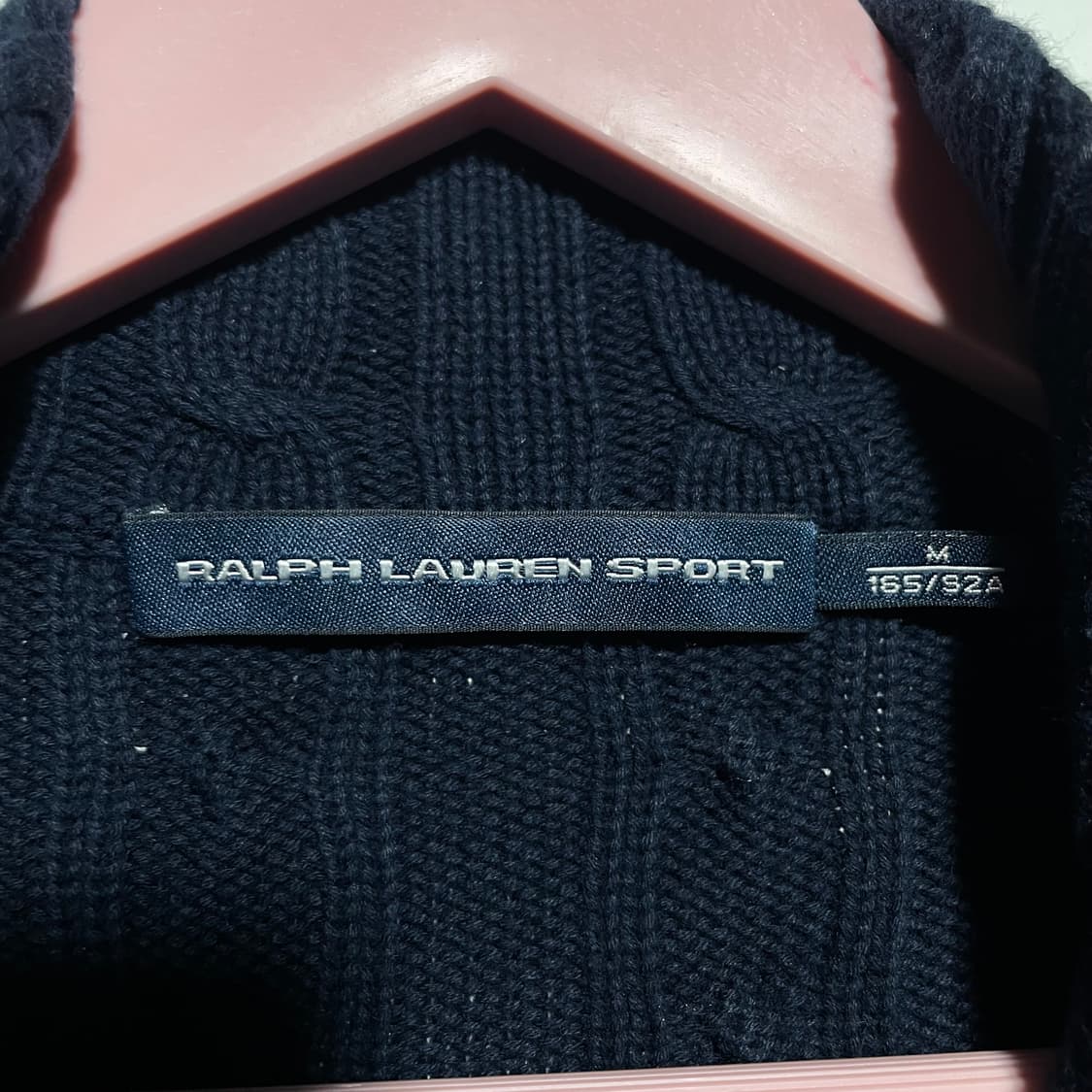 폴로 랄프로렌 꽈배기 니트 집업 상품이미지3