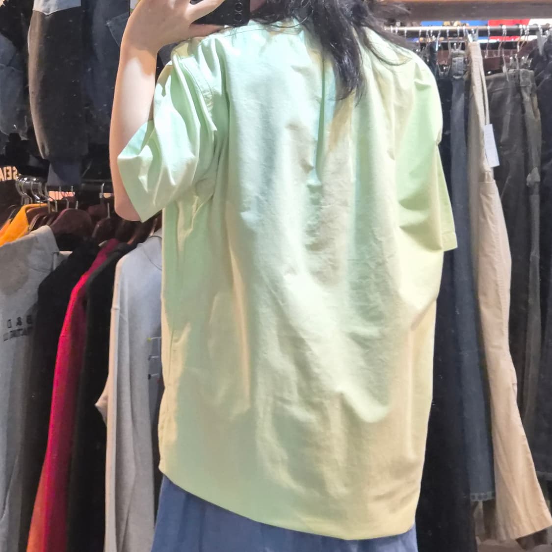 [NO.9] 폴로 반팔 셔츠 파스텔그린 상품이미지4