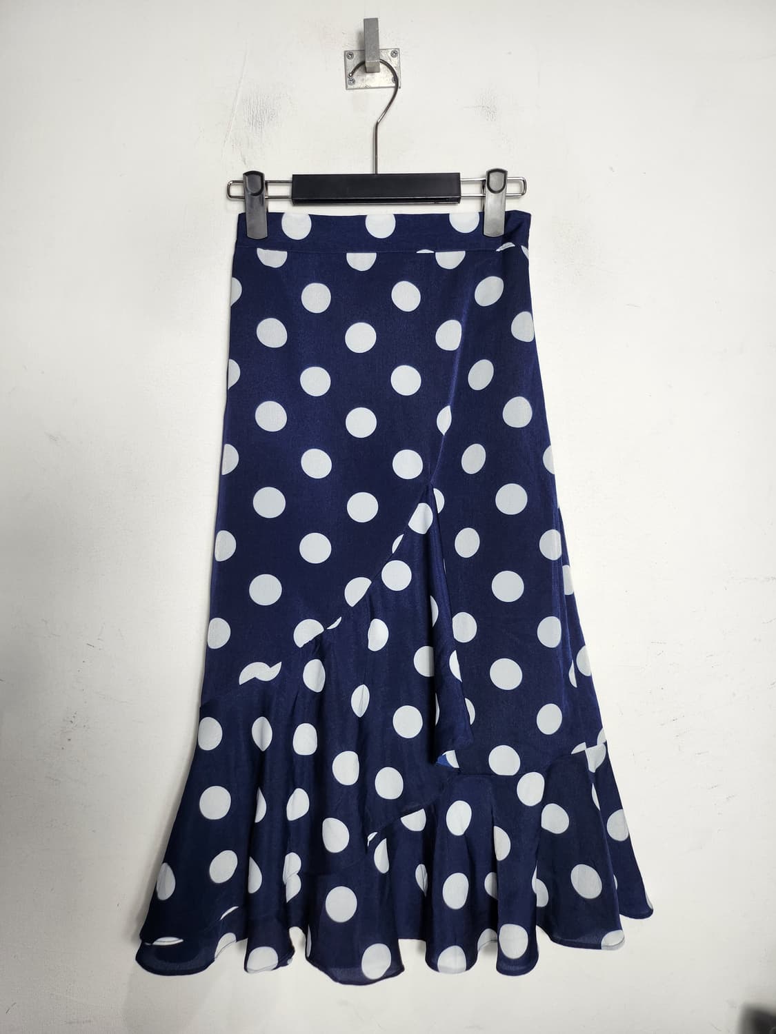 빈티지 도트 프릴 랩 스커트 상품이미지1