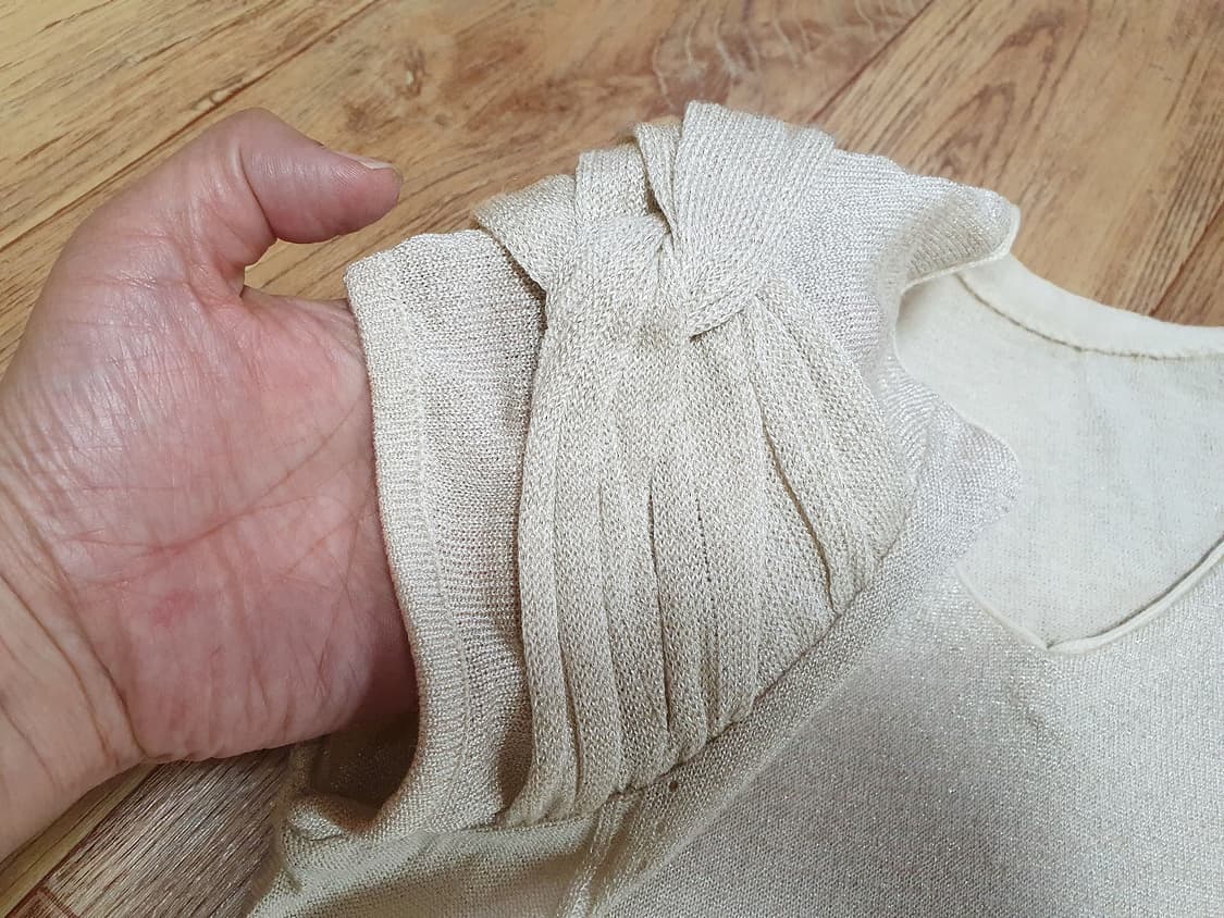 SI 어깨꼬임 원피스 55 새상품 상품이미지4