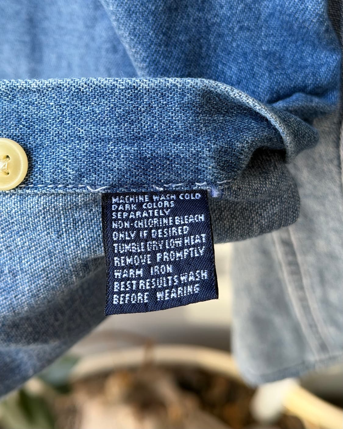  CHAPS Ralph Lauren denim shirt 상품이미지8