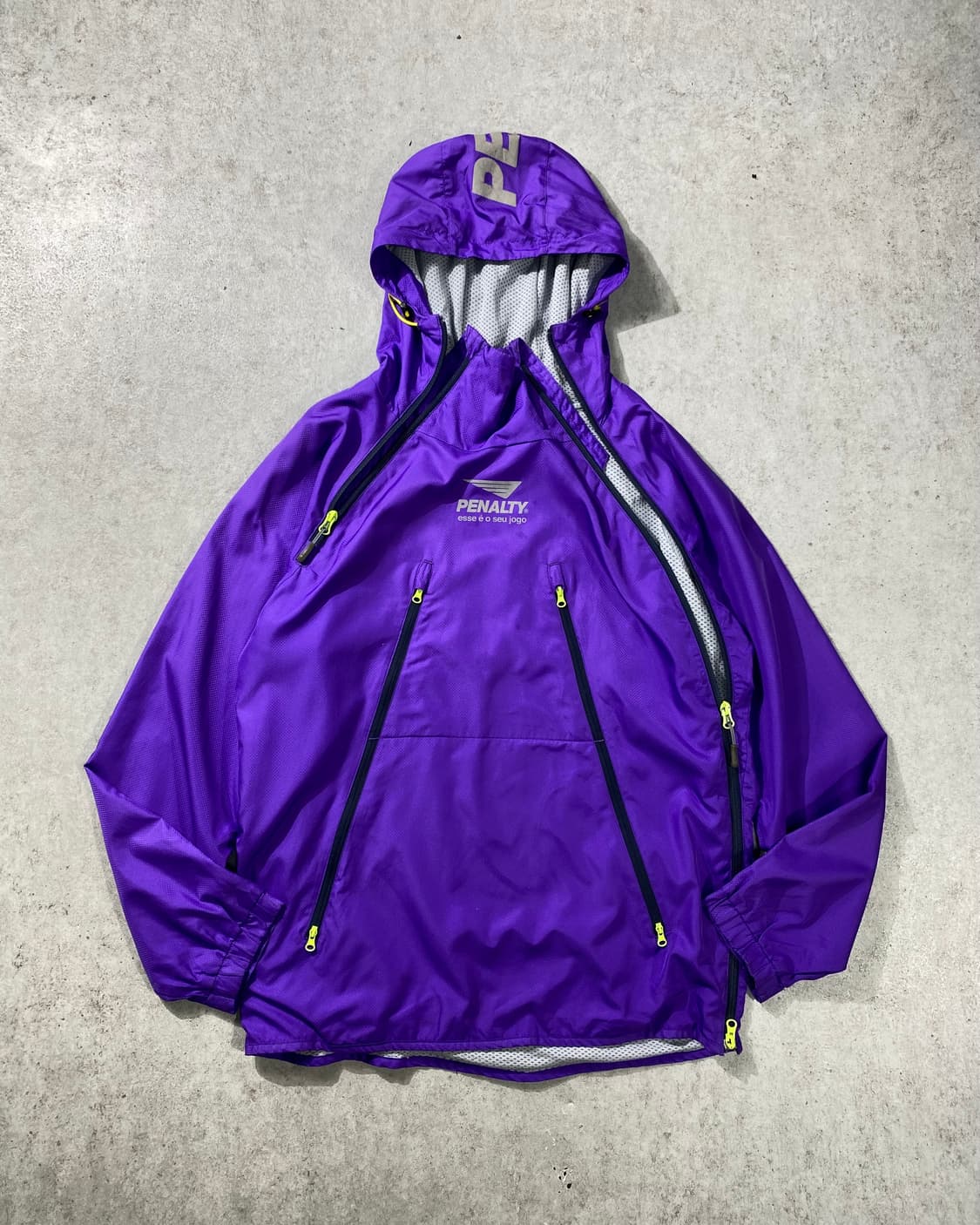 [L] PENALTY 패널티 아웃도어 언발란스 집업 후드 윈드자켓 상품이미지3