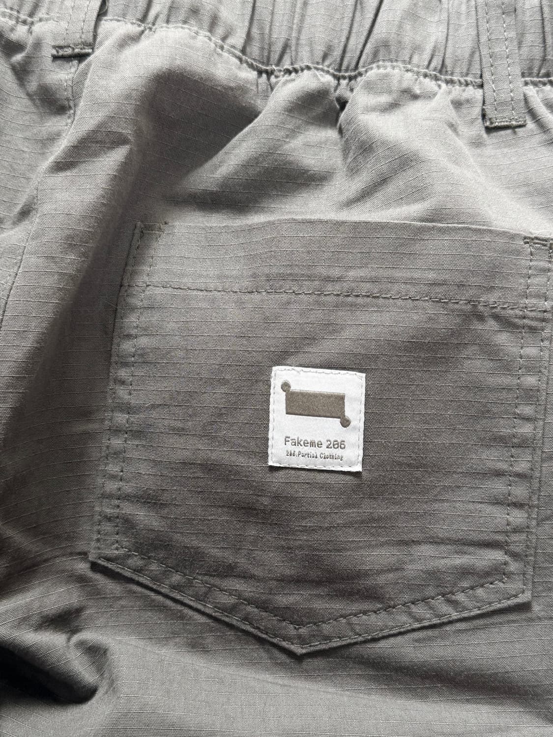 Fakeme 286 리립스탑 카고 팬츠 (Charcoal) 상품이미지7