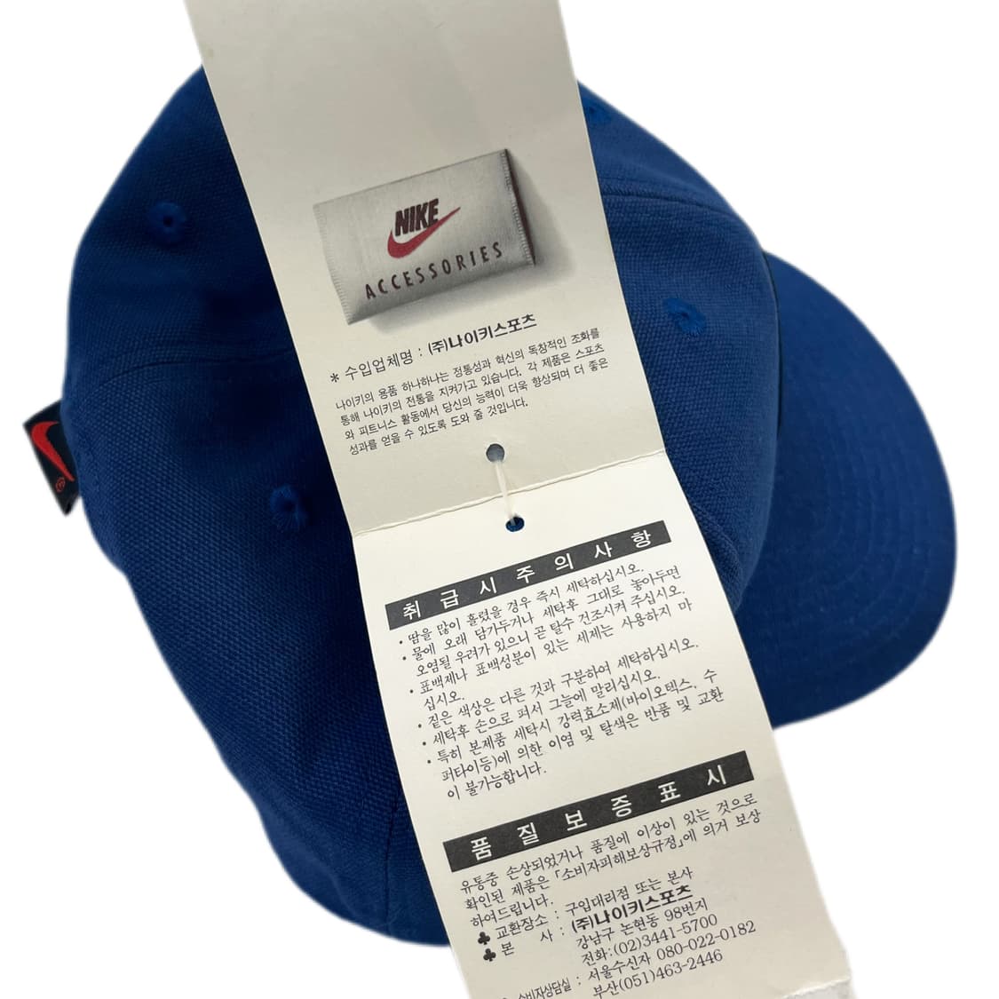 *새상품* 나이키 90s 스우시 올드스쿨 볼캡 네이비 상품이미지7