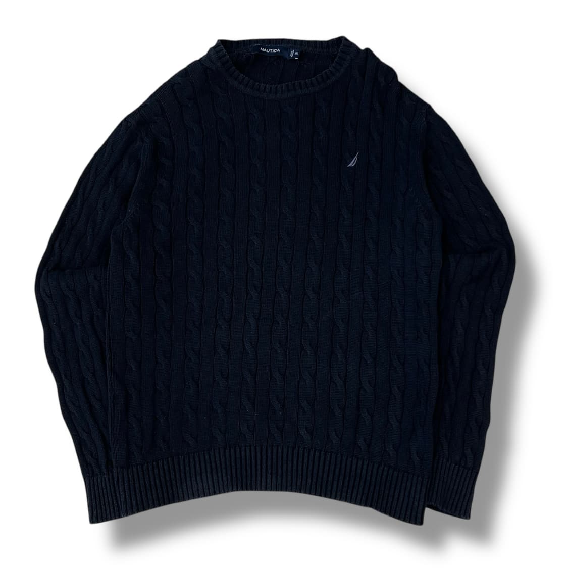 노티카 꽈배기 로고 니트 r1259 상품이미지1