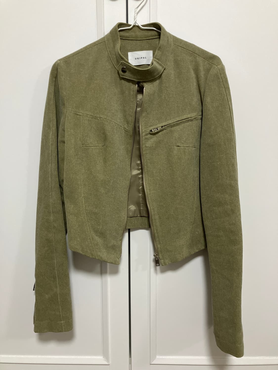 [릿킴] 피그먼트 라이더 자켓 상품이미지3