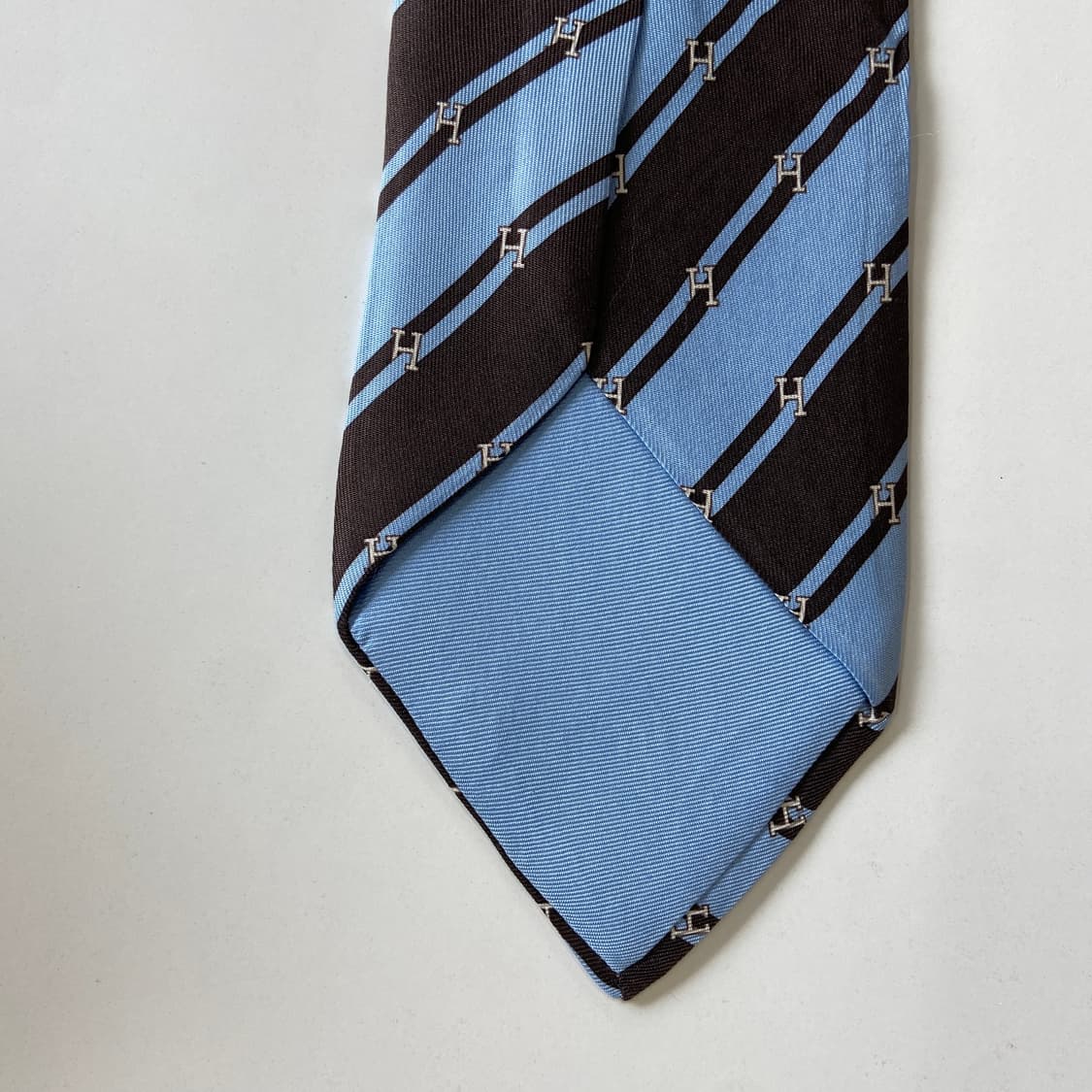 에르메스(HERMES) H모노그램 명품 정품 넥타이 상품이미지7