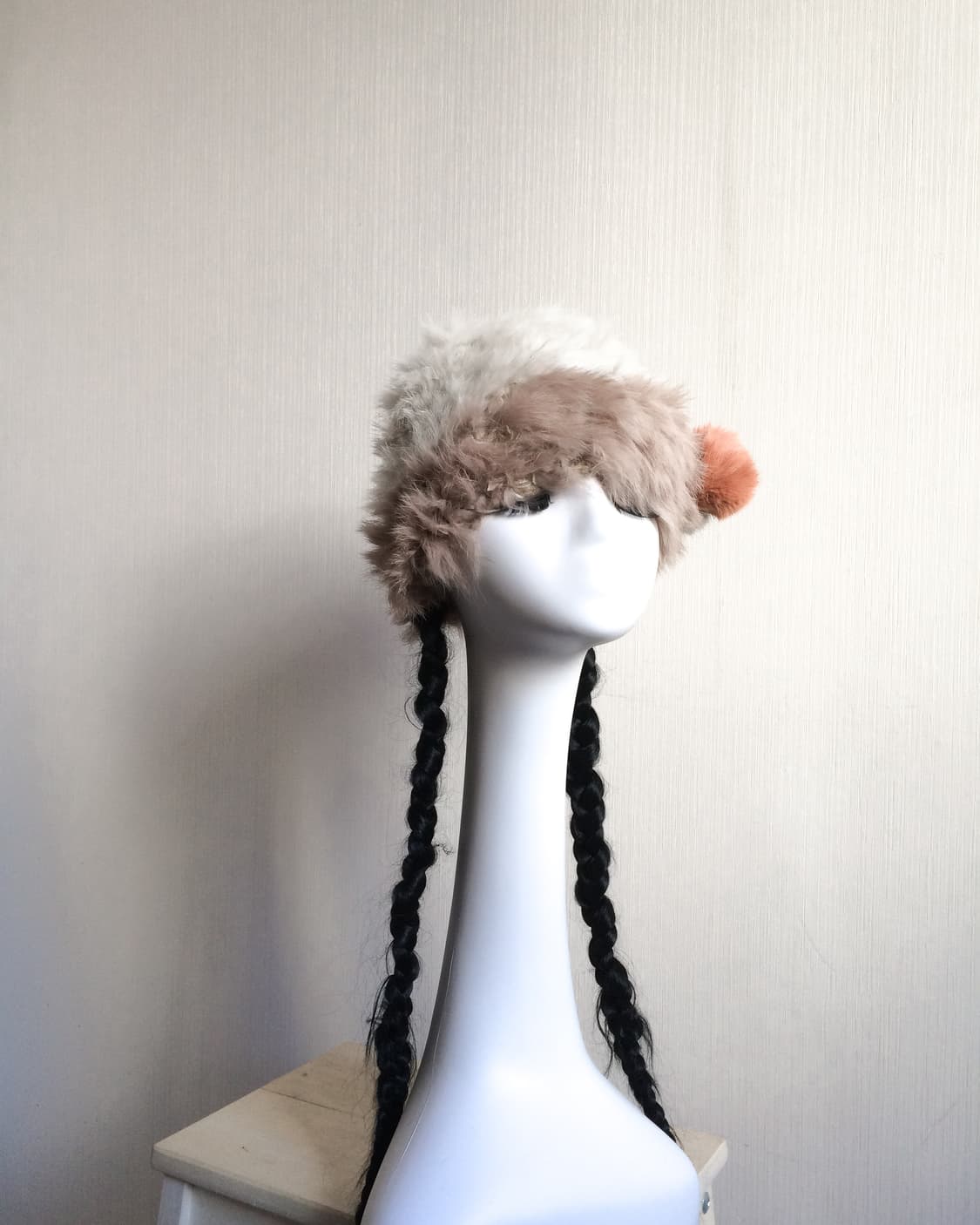  Rabbit fur beanie 상품이미지2