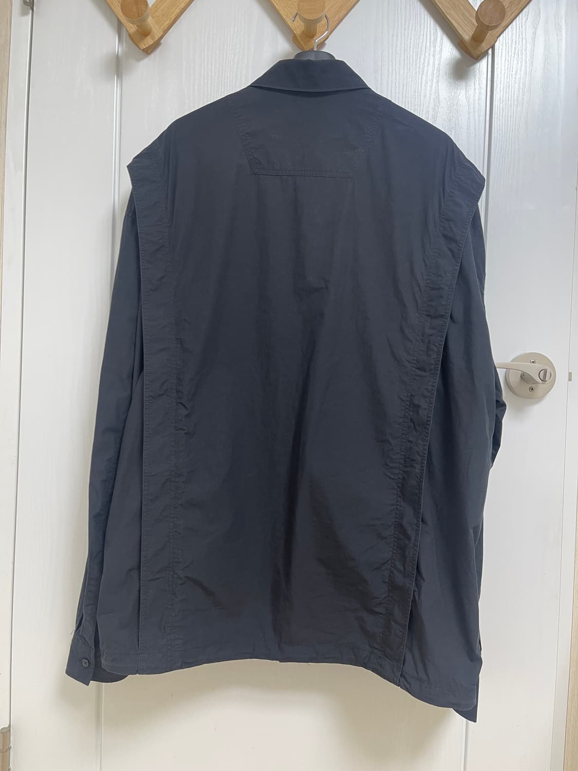 준지 스트링 블랙 셔츠 자켓 50 상품이미지2