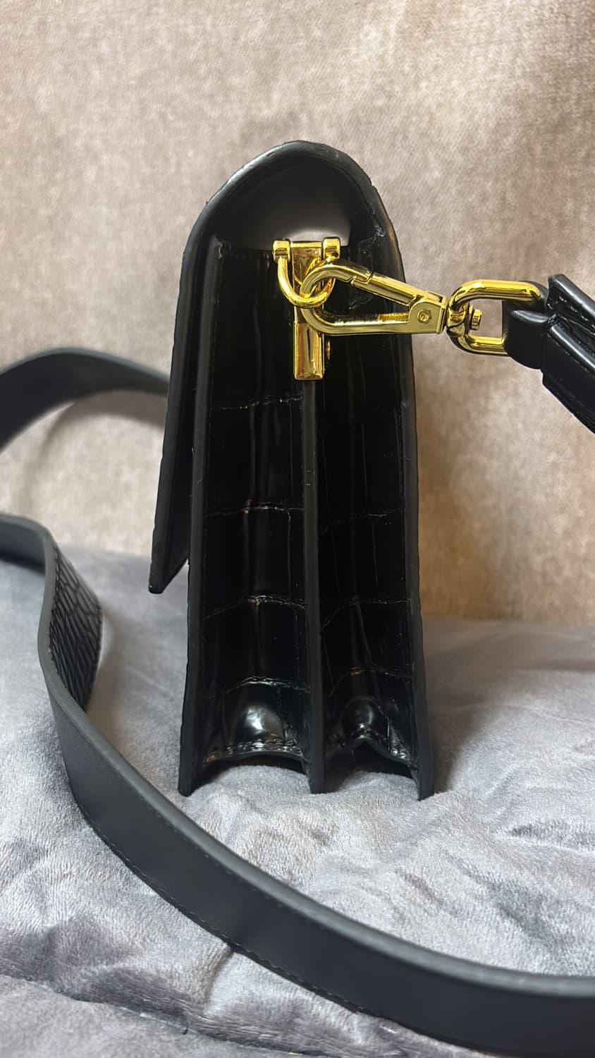 JW PEI 블랙 크로커 미니 크로스백 상품이미지2