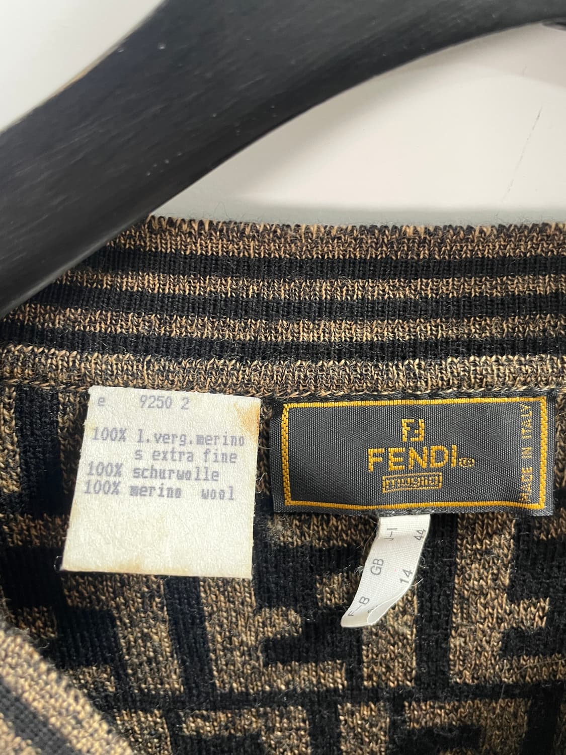 펜디 주카패턴 울 라운드 니트 (on.580)   상품이미지5