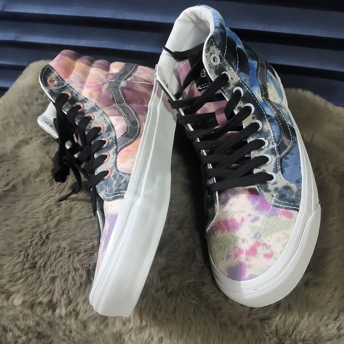 New 새상품 반스 vans 스케이트 하이 멀티 타이다이 260 상품이미지2