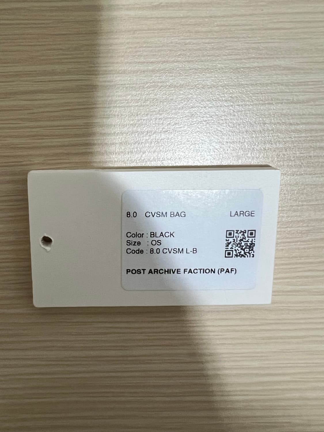 포스트아카이브팩션 (파프) 8.0 CVSM 백 라지 상품이미지4