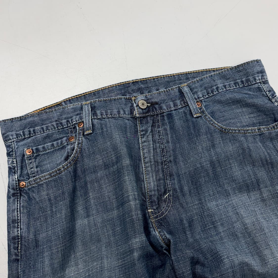 리바이스 569 새깅 워싱 와이드 스케이터 데님팬츠 상품이미지4