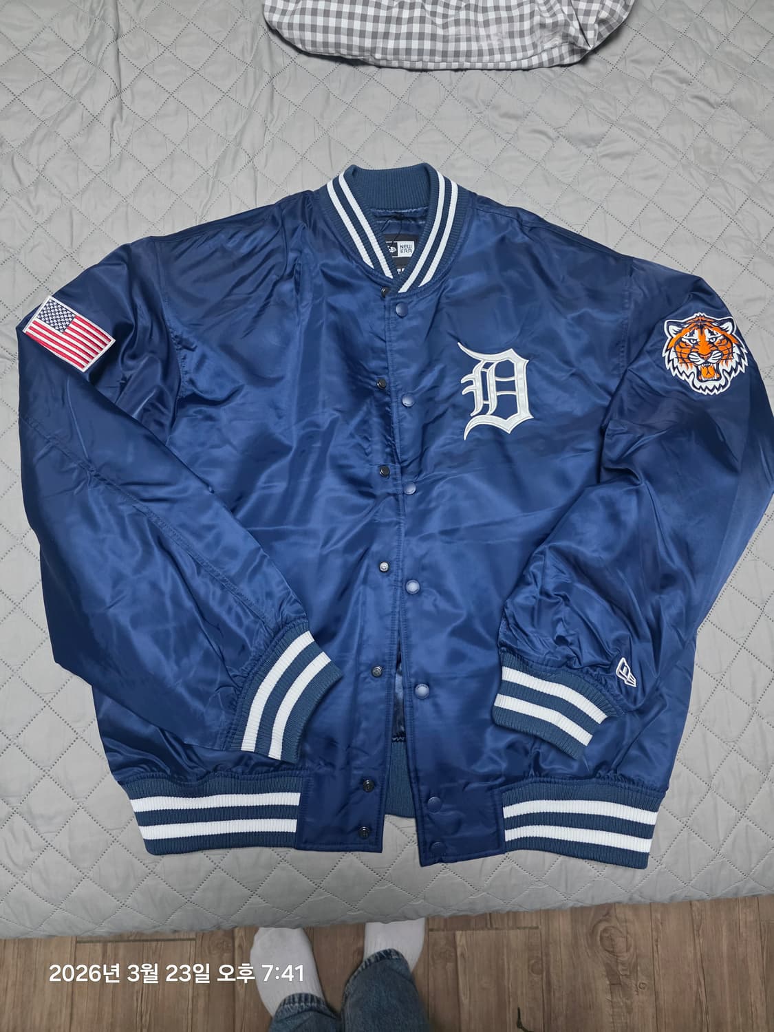 [XL] 뉴에라 디트로이트 타이거즈 스타디움 자켓 새상품 상품이미지1