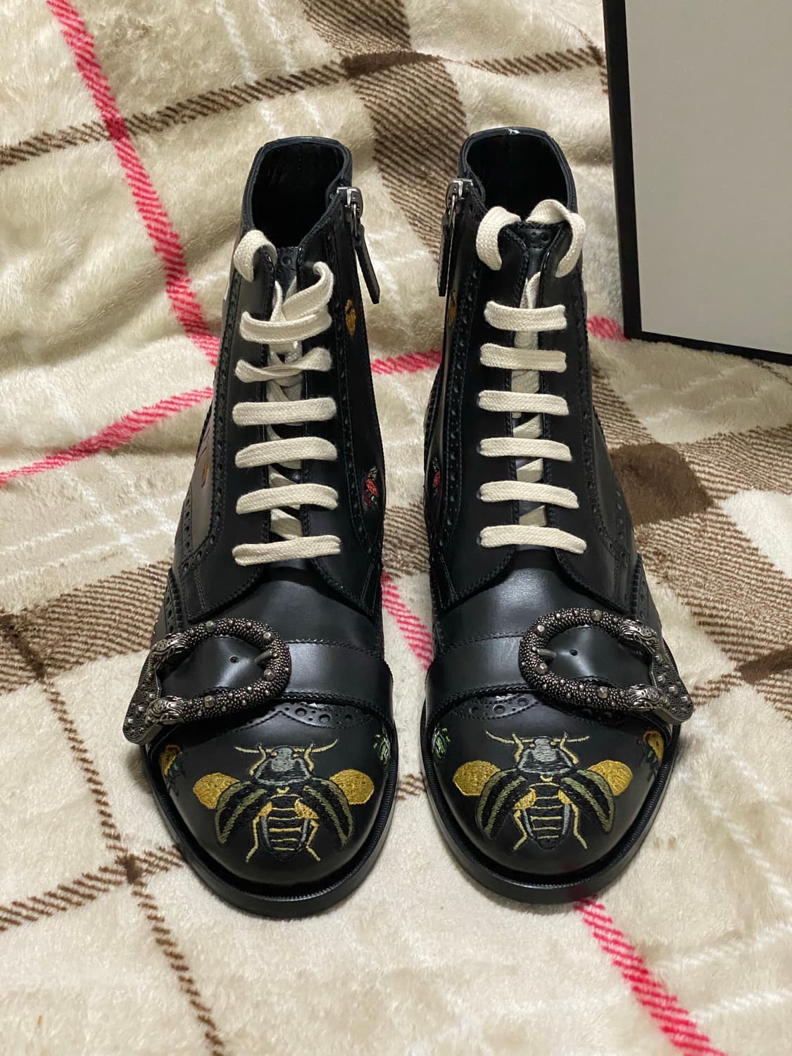 구찌 꿀벌 자수 부츠 8 (265-270) 상품이미지4