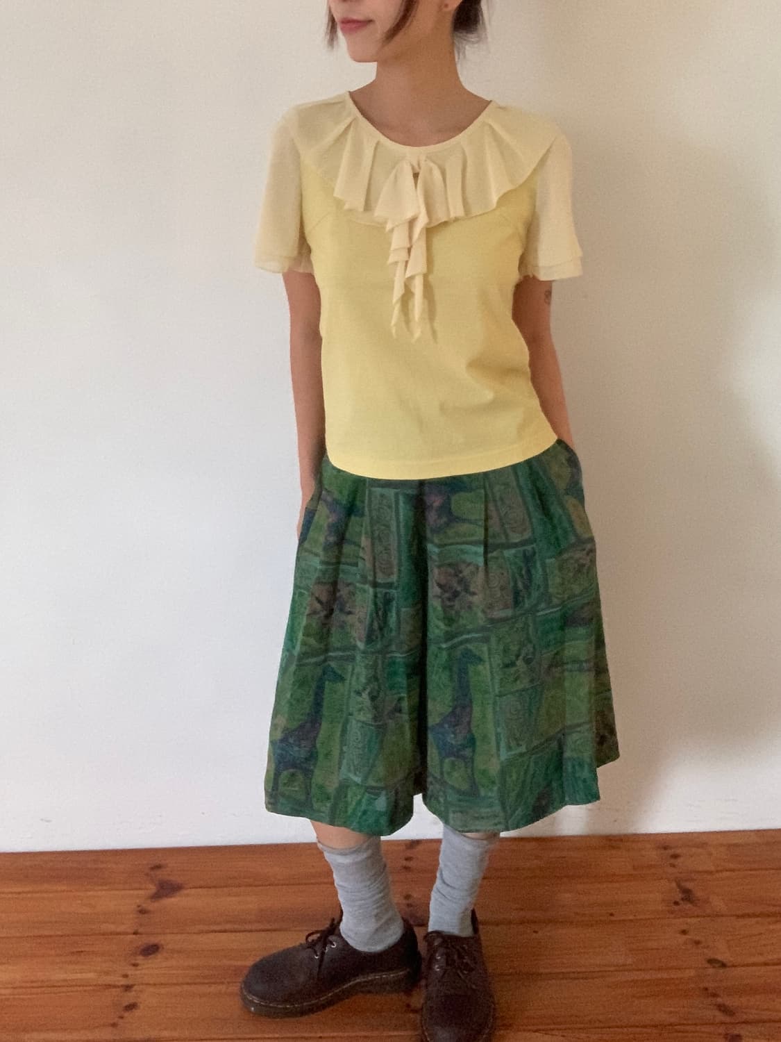 Ruffle Ribbon Short Sleeve 상품이미지4