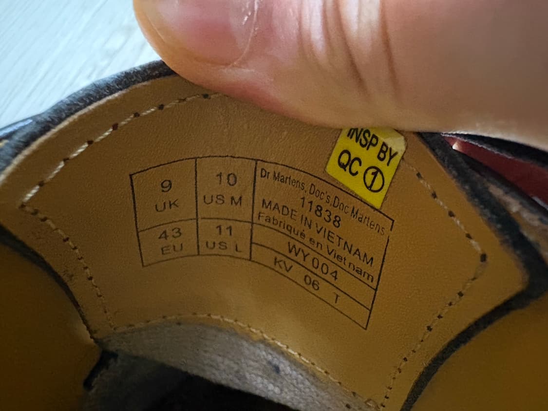 닥터마틴 1461 3홀 스무스 블랙 280 상품이미지7