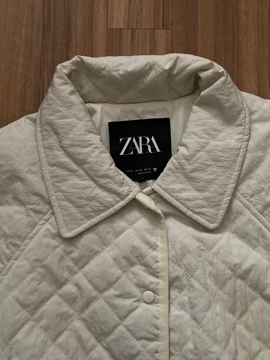 [XS] ZARA 자라 우먼 퀼팅 자켓  상품이미지4