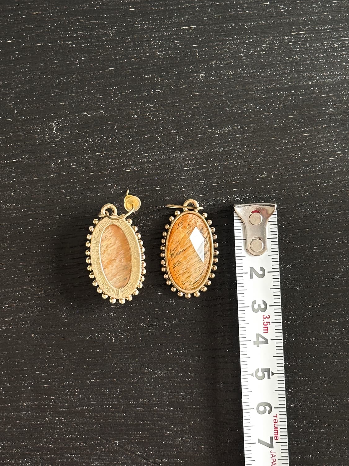 빈티지 오벌 원석 이어링 상품이미지1