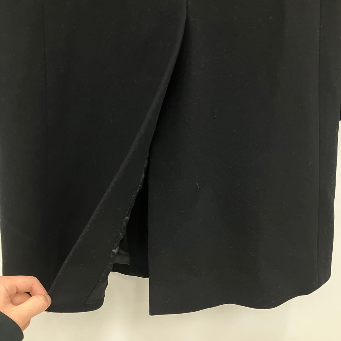 Theory 띠어리 블랙 울 코트 S 상품이미지6