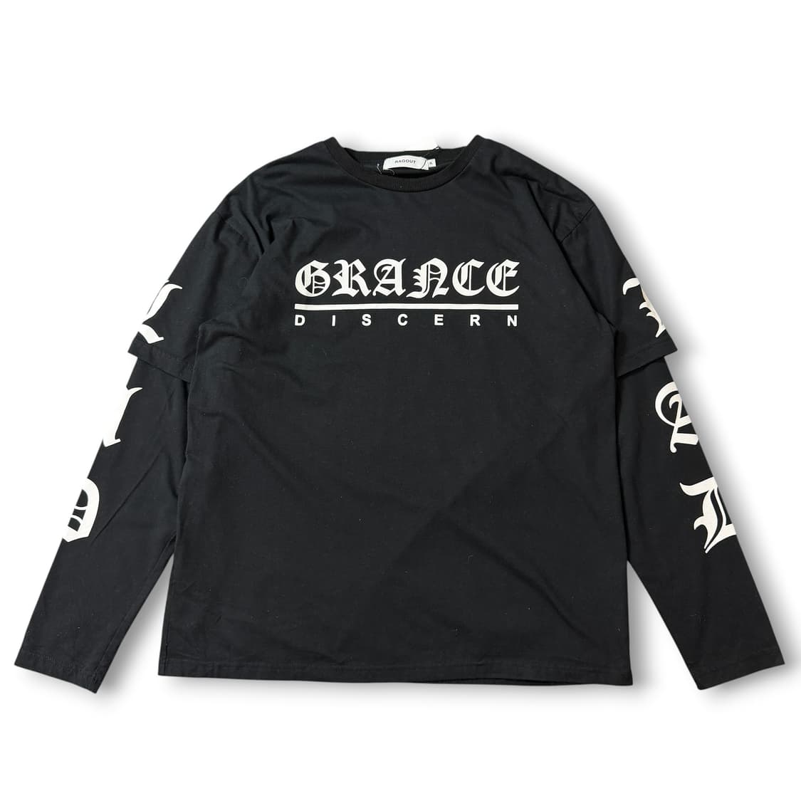 JPN 래그아웃 레터링 그래픽 롱슬리브 2XL 상품이미지1