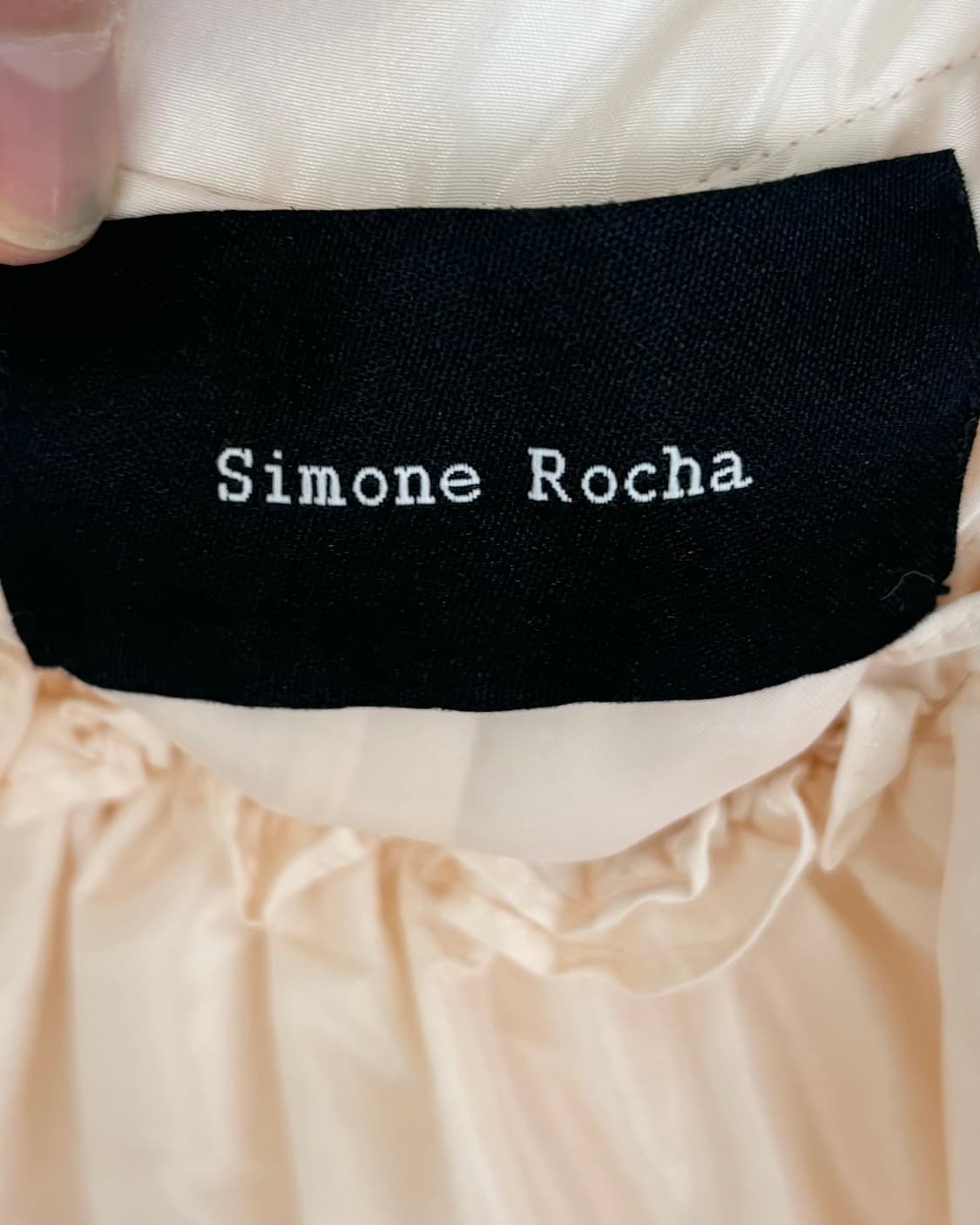 시몬 로샤 핑크 러플 레이스 원피스 상품이미지7