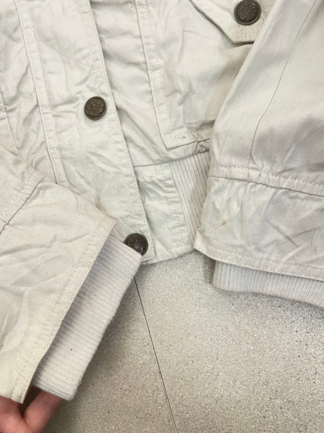 화이트 셔링 자켓 상품이미지7